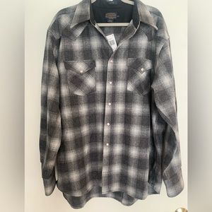 NWT wool Pendleton button up